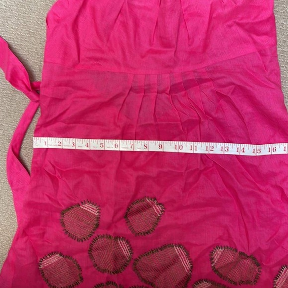 Diane von Furstenberg summer linen sun dress low back size M - Picture 8 of 8